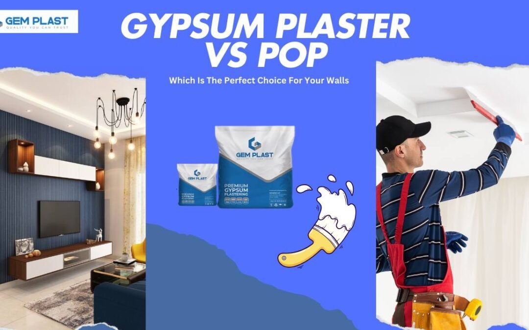 Gypsum Plaster or pop