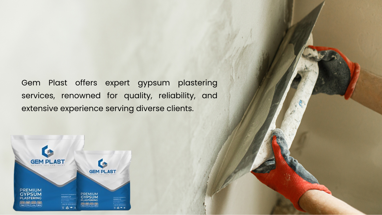 gypsum plastering