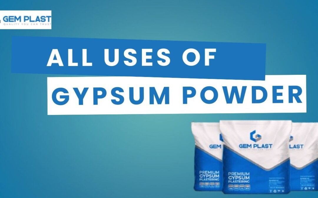 Gypsum Powder Uses