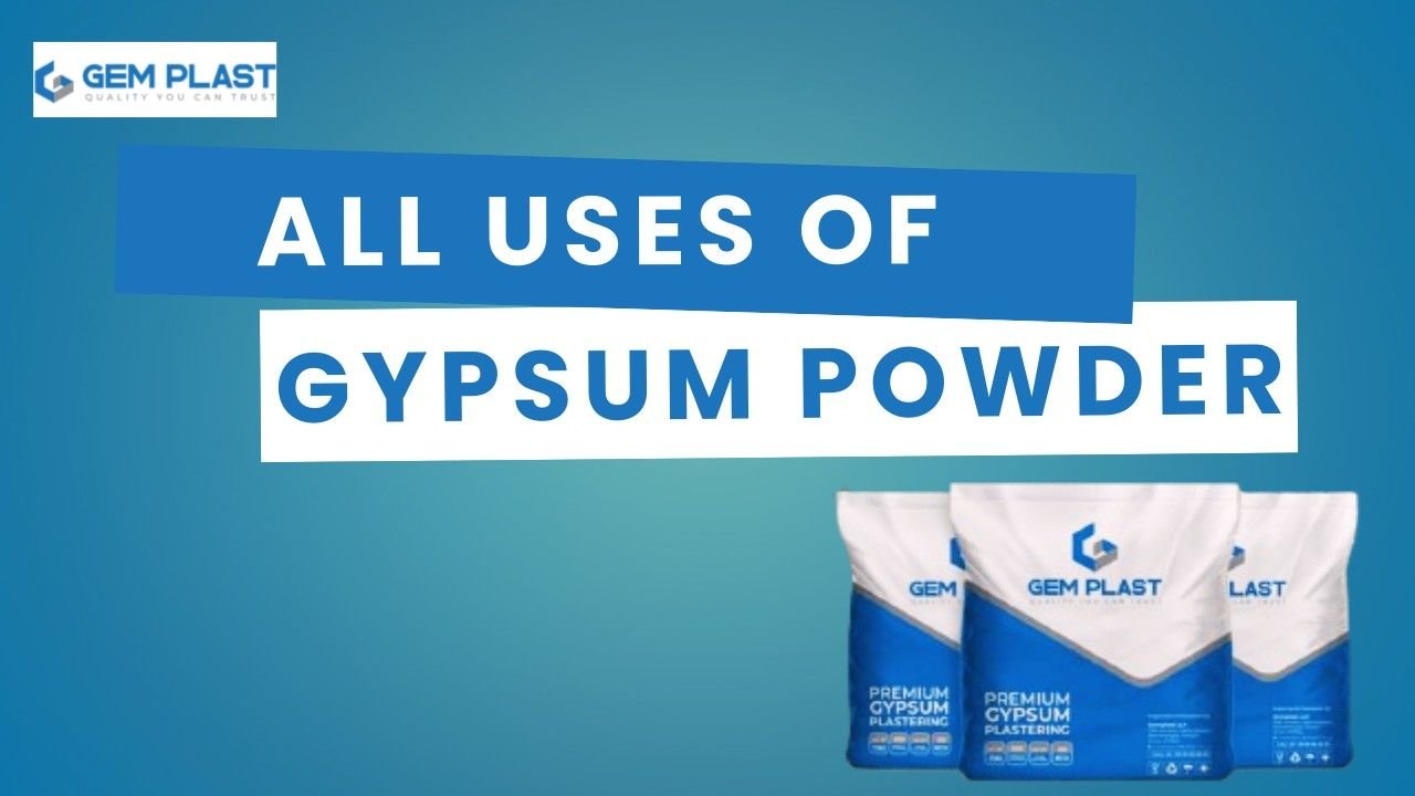 Gypsum powder uses