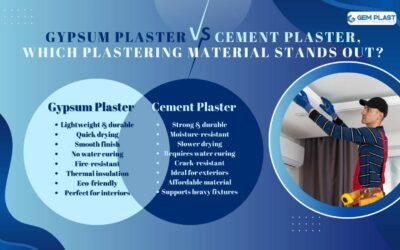 Gypsum Plaster vs Cement Plaster