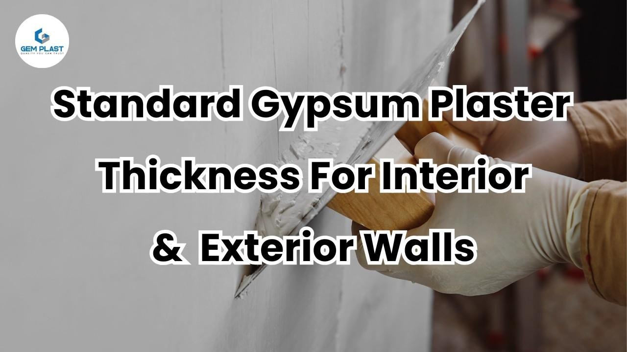 Gypsumplasterthicknes gypsum plaster thickness