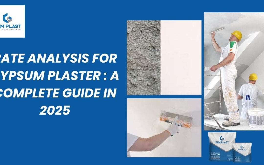 Rate Analysis for Gypsum Plaster