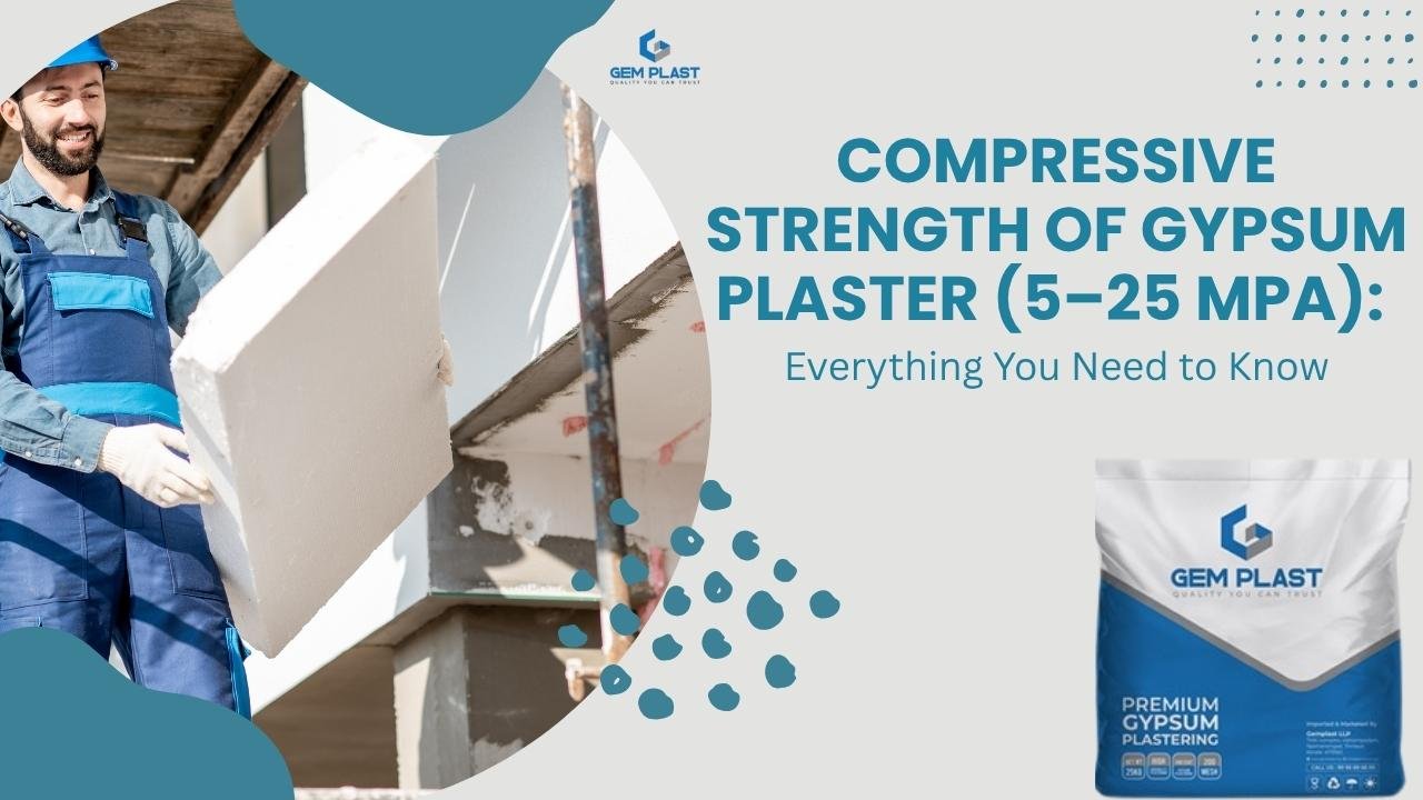 compressive strength of gypsum plaster
