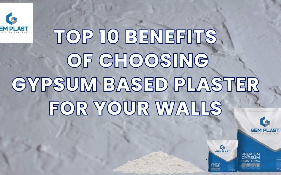 Gypsum based plaster