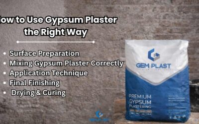 how to use gypsum plaster